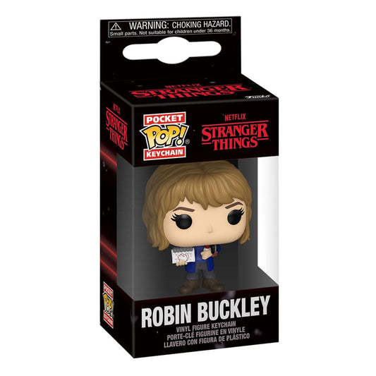 Stranger Things POP! Vinyl Schlüsselanhänger 4 cm Robin Buckley Display (12)
