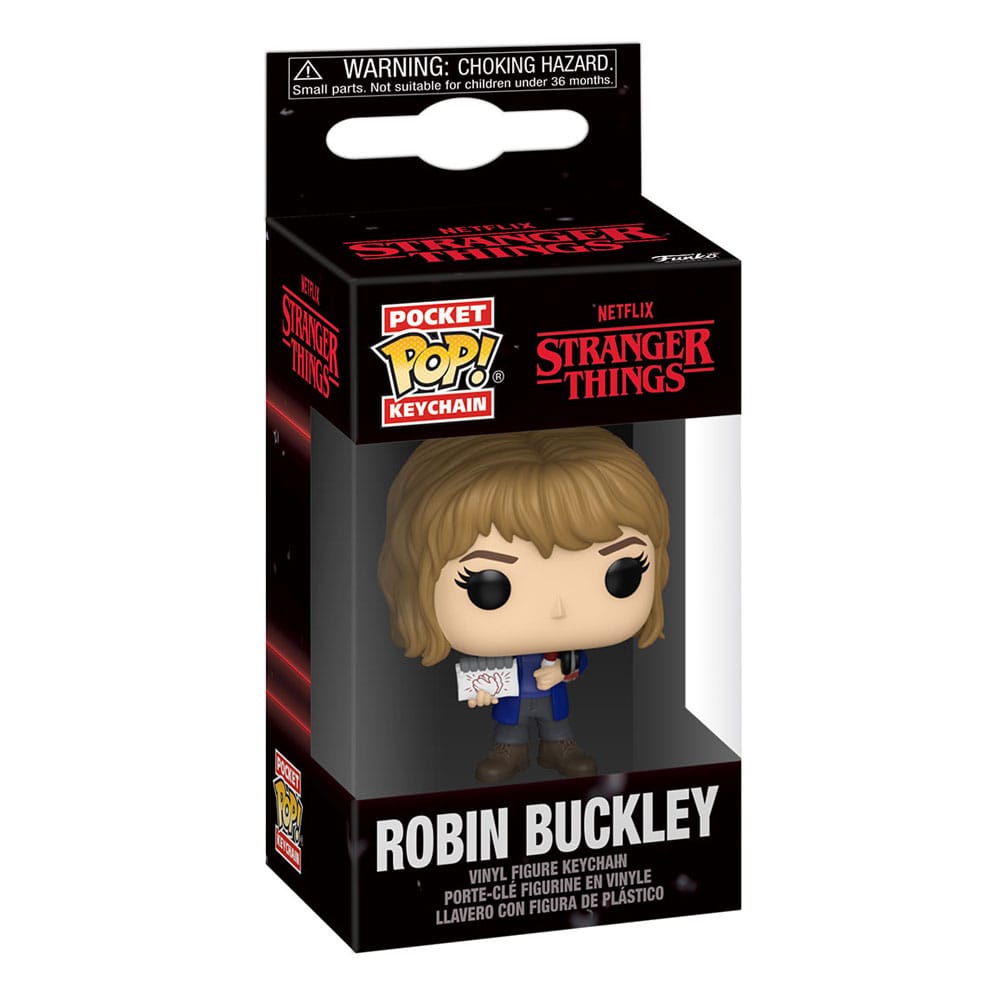 Stranger Things POP! Vinyl Schlüsselanhänger 4 cm Robin Buckley Display (12)