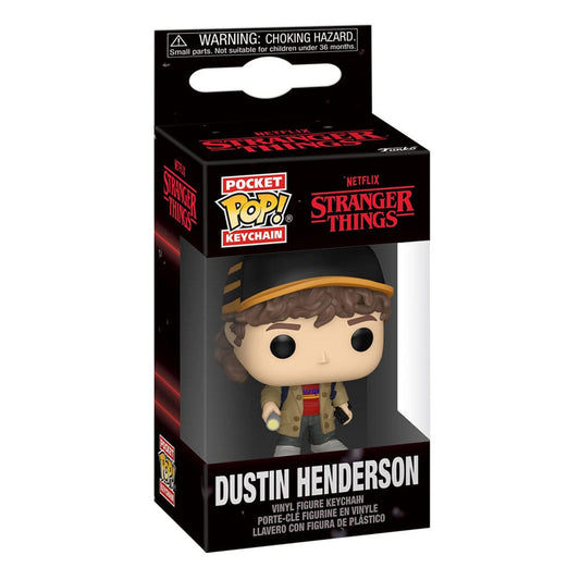 Stranger Things POP! Vinyl Schlüsselanhänger 4 cm Dustin Henderson Display (12)