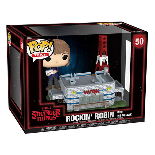 Stranger Things POP! Town Vinyl Figuren Rockin' Robin with The Squawk 9 cm
