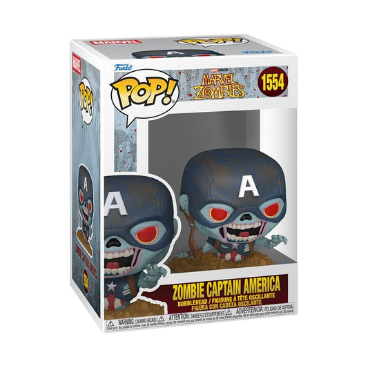 Marvel Zombies POP! Vinyl Figur Captain America 9 cm