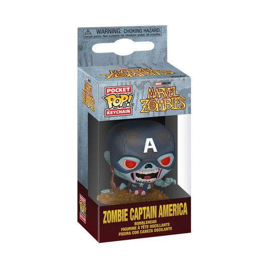 Marvel Zombies POP! Vinyl Schlüsselanhänger 4 cm Captain America Display (12)