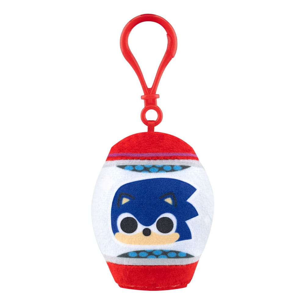 Sonic The Hedgehog Plüsch Schlüsselanhänger 5 cm PDQ Blind Sortiment (12)