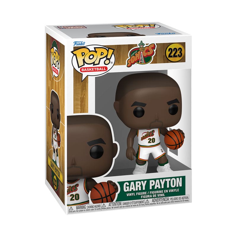 NBA Legends POP! Sports Vinyl Figur Sonics- Gary Payton 9 cm
