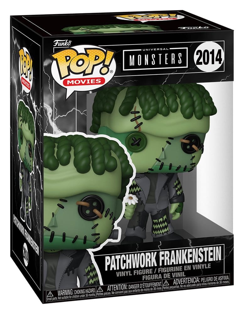 Universal Monsters Patchwork POP! Movies Vinyl Figur Frankenstein's Monster 9 cm