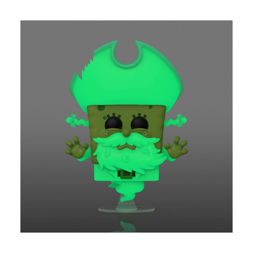 SpongeBob Schwammkopf POP! Vinyl Figur SpongeBob as the Flying Dutchman (Glow) 9 cm