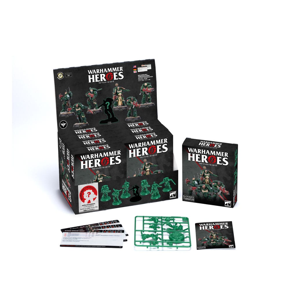 Warhammer Heroes Miniaturen Dark Angels Display (8)