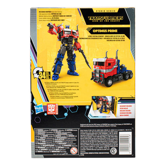 Transformers: Aufstieg der Bestien Buzzworthy Bumblebee Studio Series Actionfigur 102BB Optimus Prime 16 cm