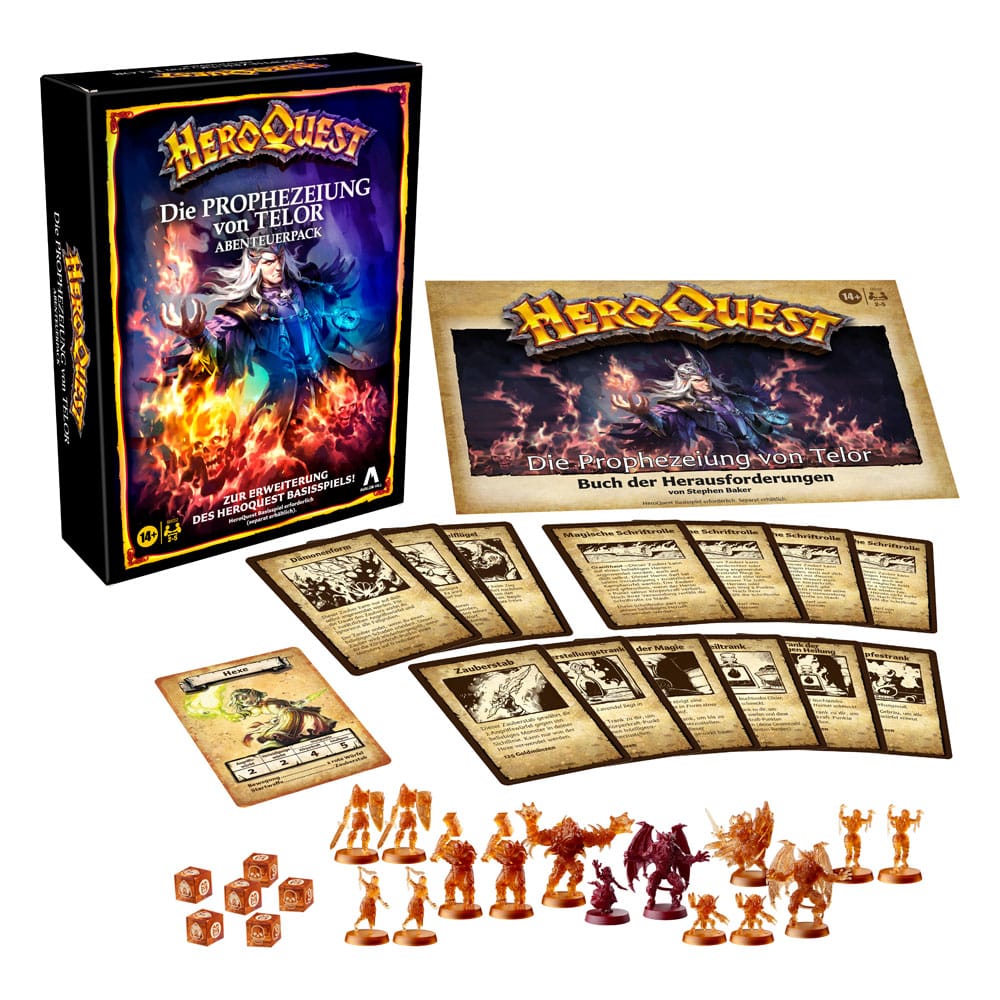 HeroQuest Brettspiel-Erweiterung Die Prophezeiung von Telor Abenteuerpack *Deutsche Version*