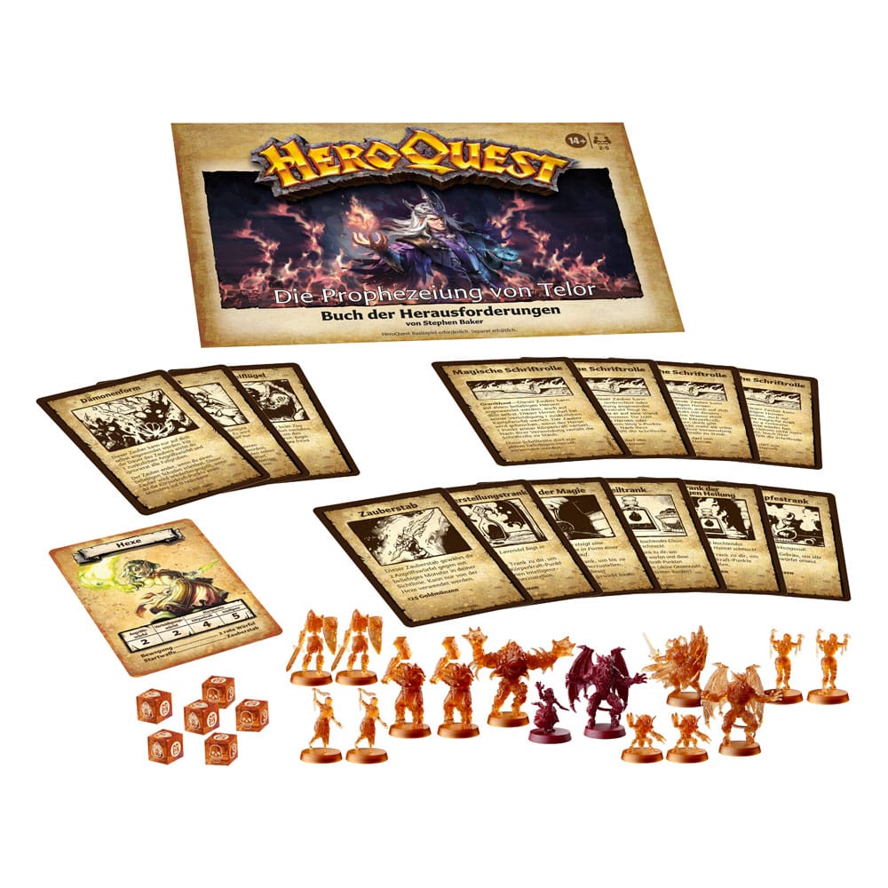 HeroQuest Brettspiel-Erweiterung Die Prophezeiung von Telor Abenteuerpack *Deutsche Version*