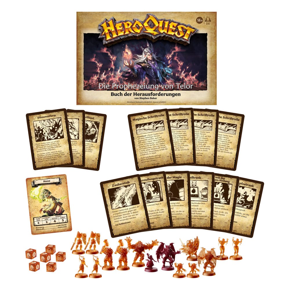 HeroQuest Brettspiel-Erweiterung Die Prophezeiung von Telor Abenteuerpack *Deutsche Version*