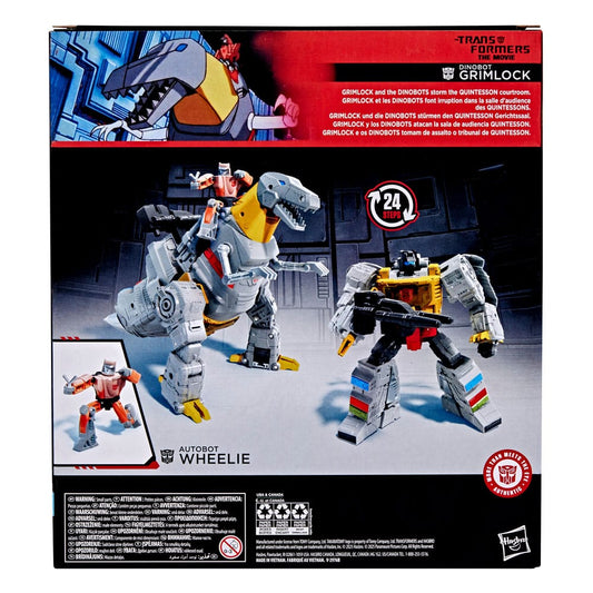 The Transformers: The Movie Studio Series Leader Class Actionfigur Dinobot Grimlock & Autobot Wheelie 22 cm