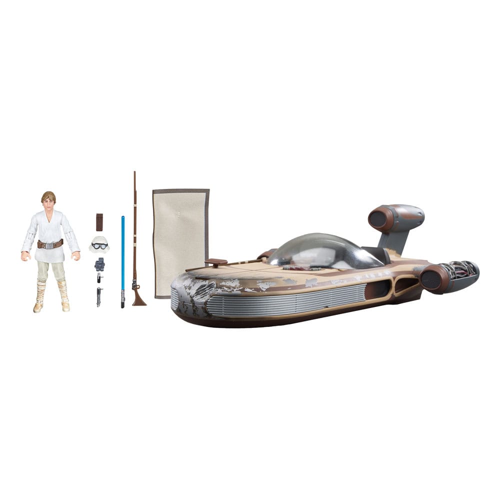 Star Wars Episode IV Vintage Collection Fahrzeug mit Actionfigur Landspeeder & Luke Skywalker (Tatooine)