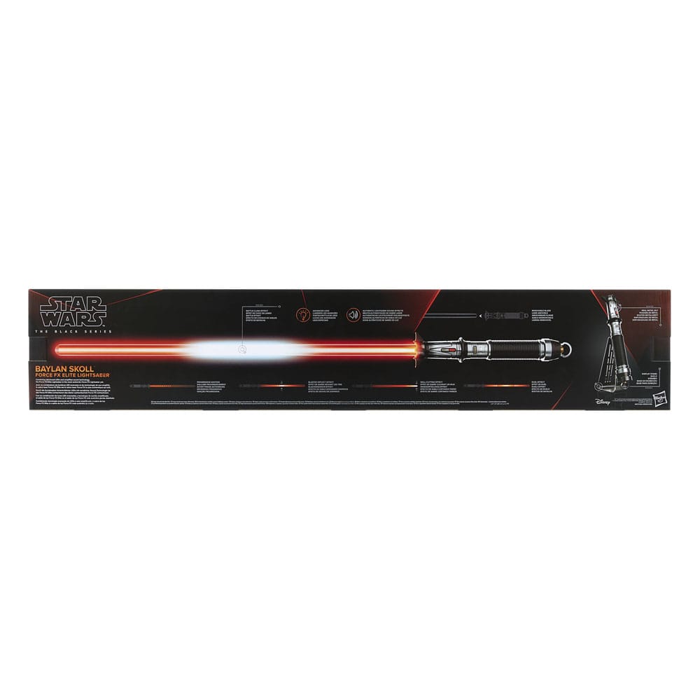 Star Wars: Ahsoka Black Series Replik Force FX Elite Lichtschwert Baylan Skoll