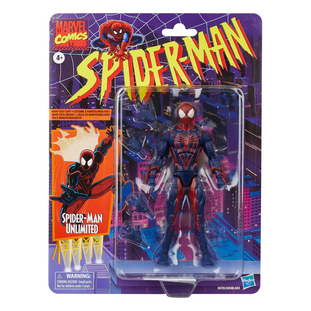 Spider-Man Marvel Legends Retro Actionfigur Spider-Man Unlimited 15 cm