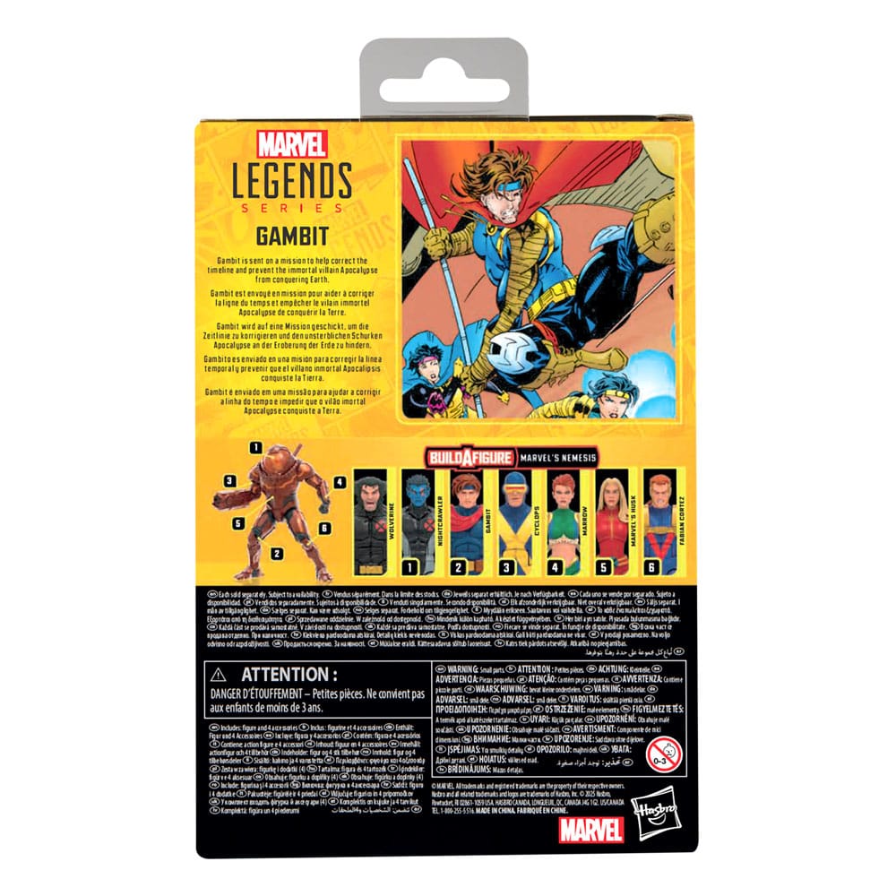 X-Men Marvel Legends Actionfigur Gambit (BAF: Marvel's Nemesis) 15 cm