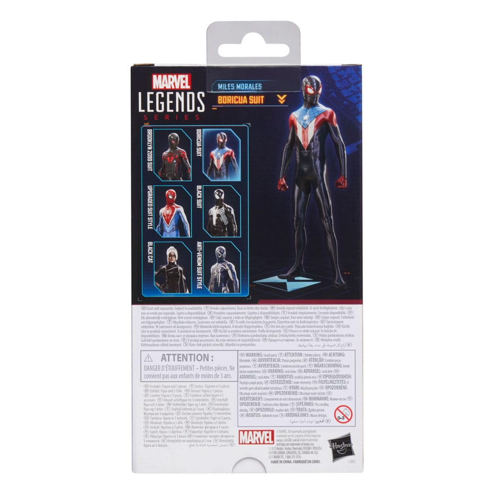Spider-Man 2 Marvel Legends Gamerverse Actionfigur Miles Morales (Boricua Suit) 15 cm