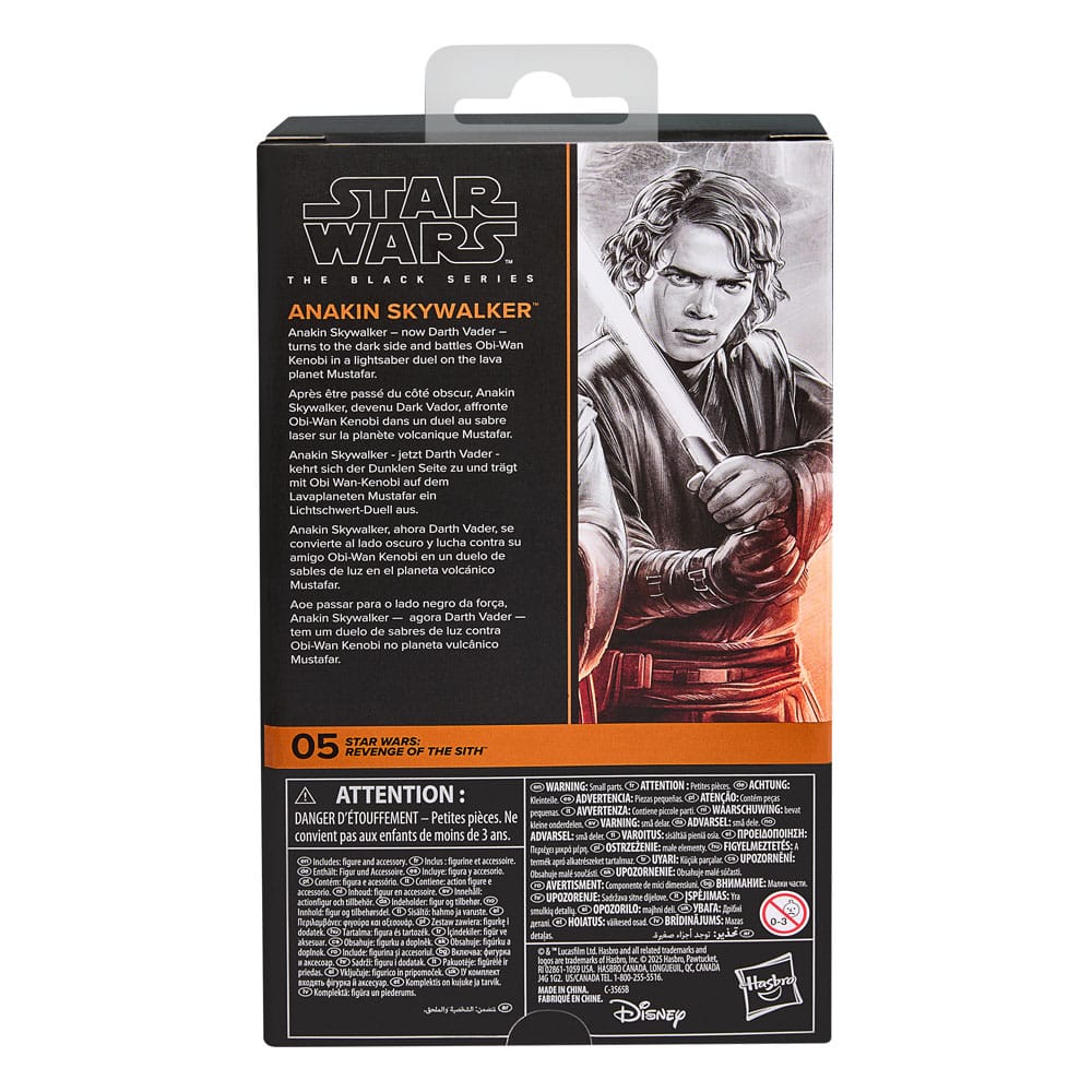 Star Wars Episode III Black Series Actionfigur Anakin Skywalker 15 cm