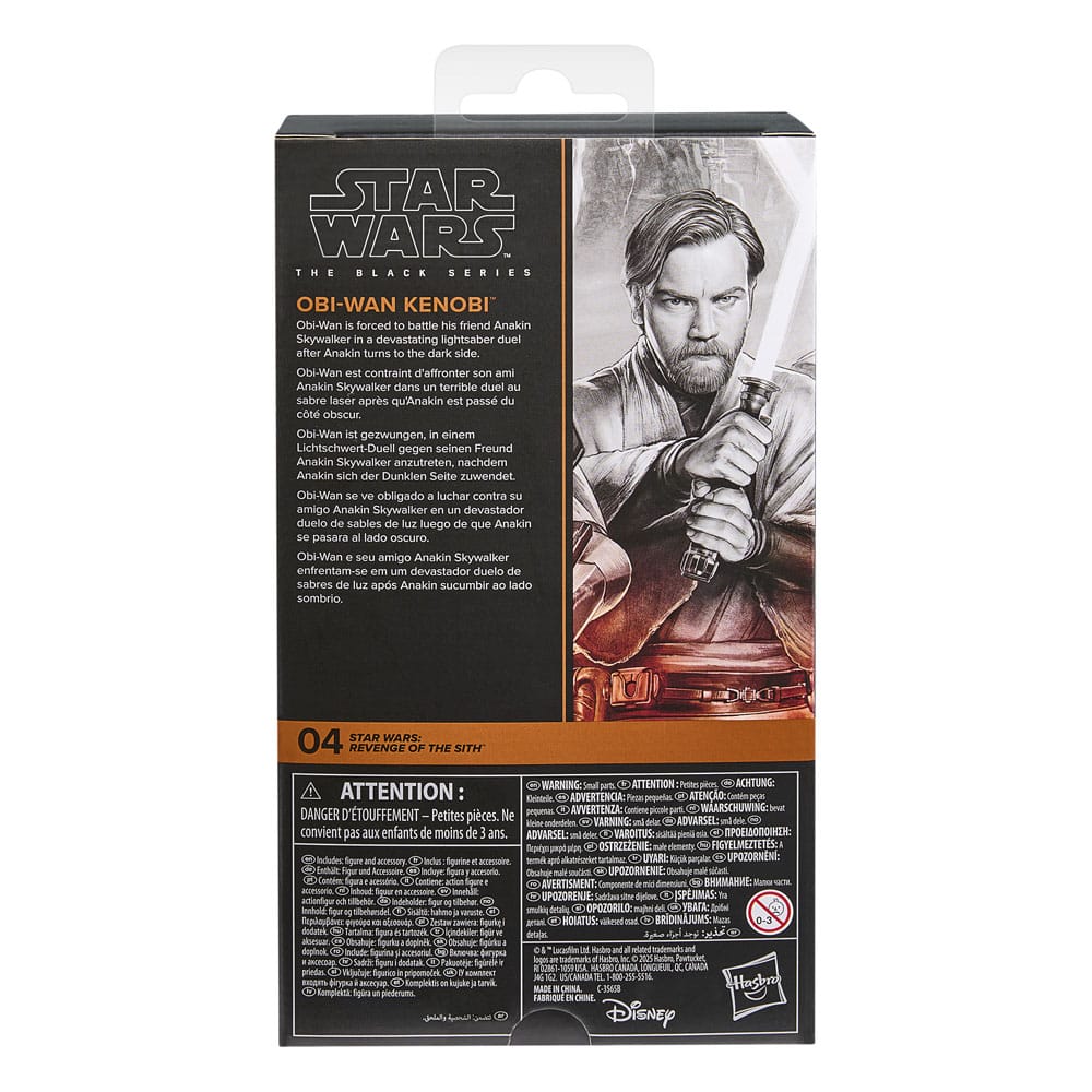 Star Wars Episode III Black Series Actionfigur Obi-Wan Kenobi 15 cm