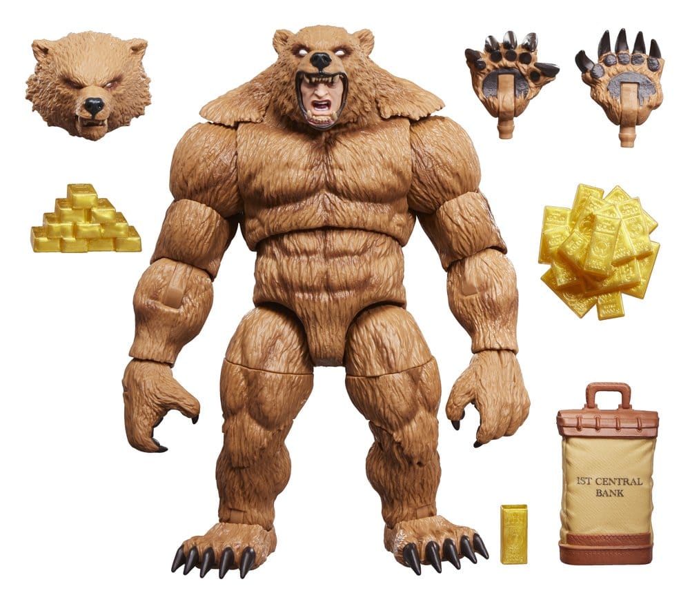 The Amazing Spider-Man Marvel Legends Actionfigur Marvel's Grizzly 15 cm