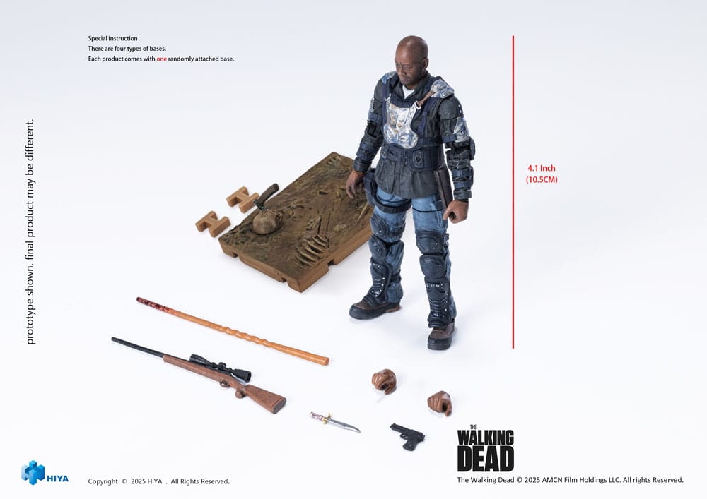 The Walking Dead: The Ones Who Lived Exquisite Mini Actionfigur 1/18 Morgan 10 cm