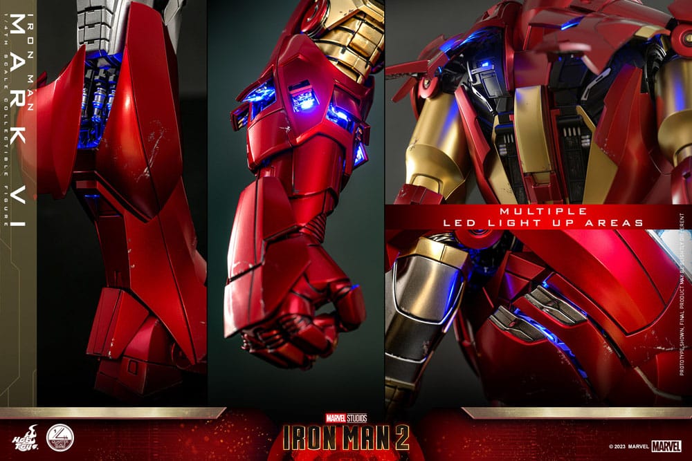 Iron Man 2 Actionfigur 1/4 Iron Man Mark VI 48 cm