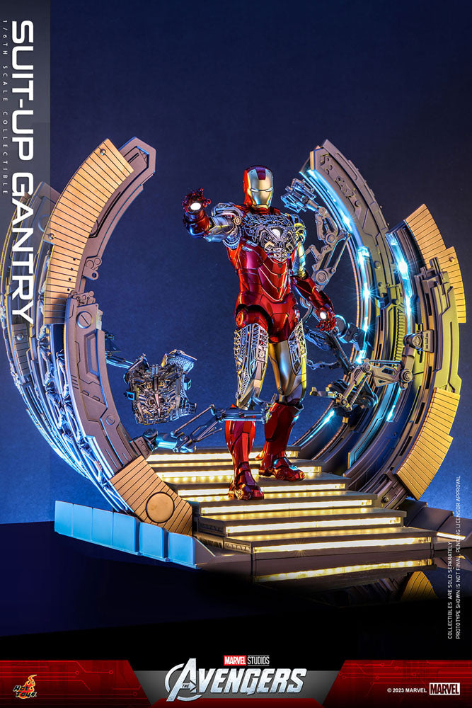 Marvel's The Avengers Accessories Collection Series Zubehör-Set Iron Man Suit-Up Gantry
