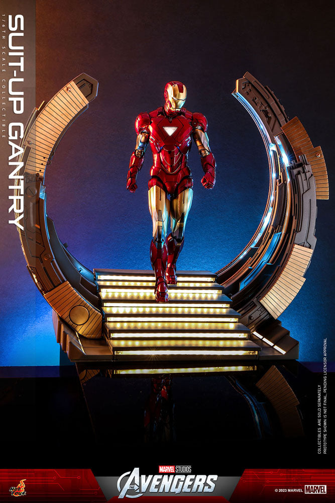 Marvel's The Avengers Accessories Collection Series Zubehör-Set Iron Man Suit-Up Gantry