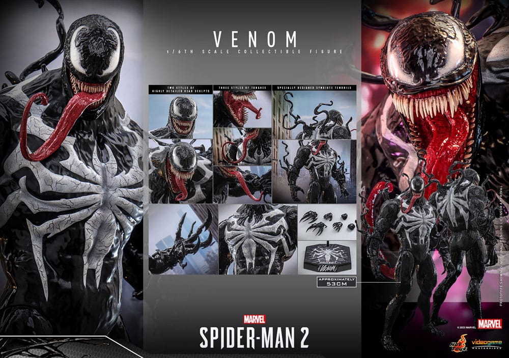 Spider-Man 2 Videogame Masterpiece Actionfigur 1/6 Venom 53 cm