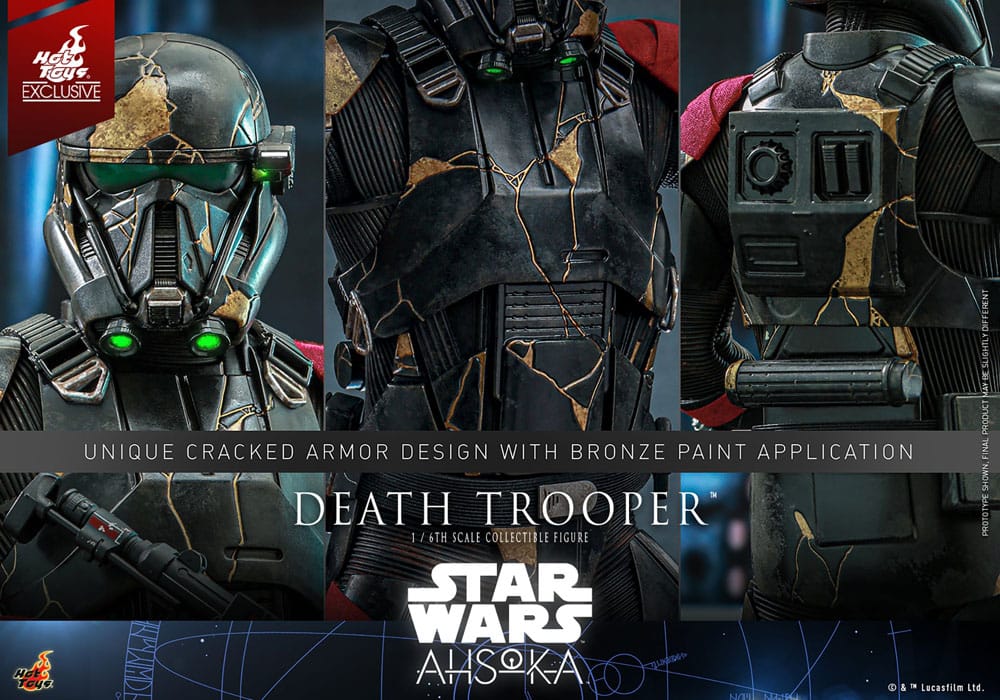 Star Wars: Ahsoka Television Masterpiece Actionfigur 1/6 Death Trooper Hot Toys Exclusive 31 cm