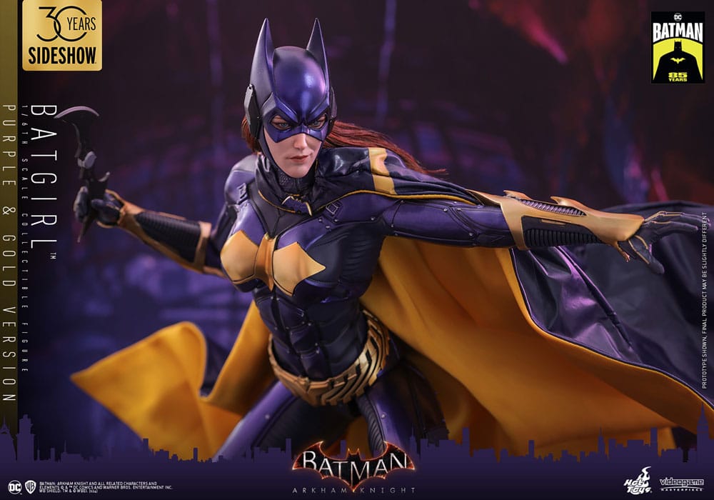 Batman Arkham Knight Videogame Masterpiece Actionfigur 1/6 Batgirl (Purple and Gold Version) Exclusive 30 cm