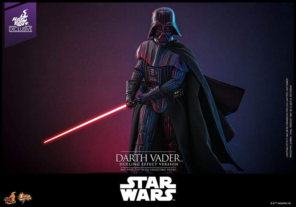 Star Wars Movie Masterpiece Actionfigur 1/6 Darth Vader (Dueling Effect Version) Hot Toys Exclusive 35 cm