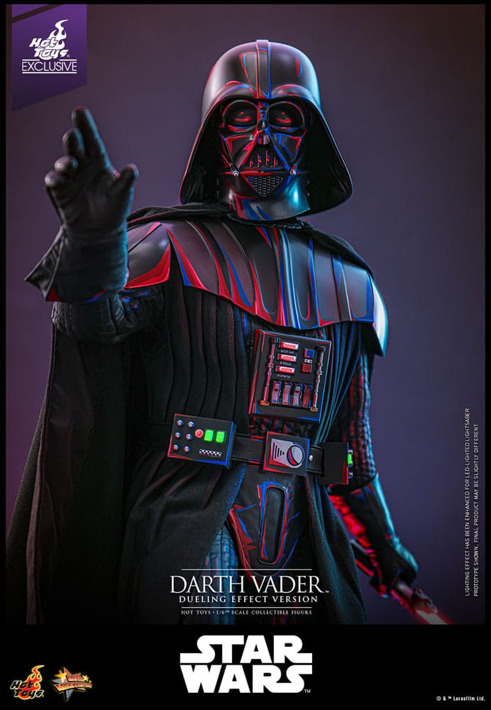 Star Wars Movie Masterpiece Actionfigur 1/6 Darth Vader (Dueling Effect Version) Hot Toys Exclusive 35 cm