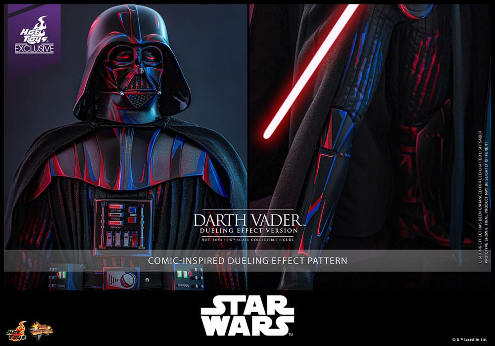 Star Wars Movie Masterpiece Actionfigur 1/6 Darth Vader (Dueling Effect Version) Hot Toys Exclusive 35 cm