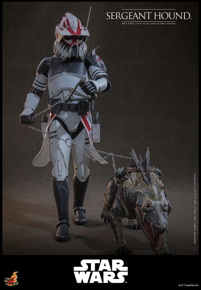 Star Wars: The Clone Wars Actionfigur 1/6 Sergeant Hound 30 cm