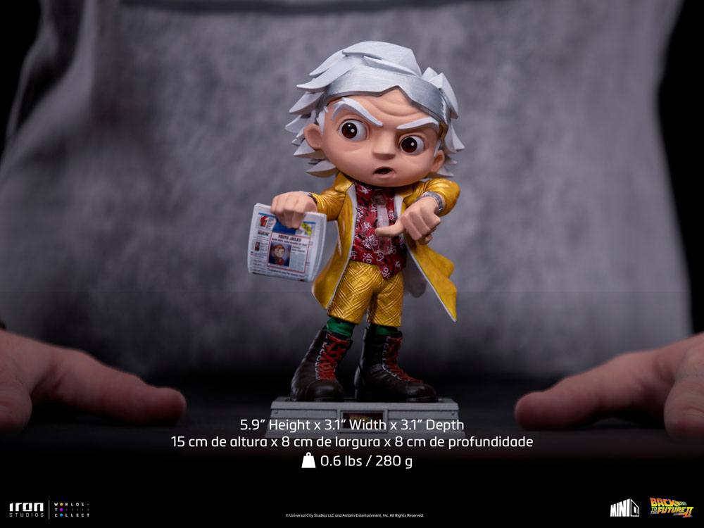 Zurück in die Zukunft II Mini Co. PVC Figur Doc Brown 15 cm