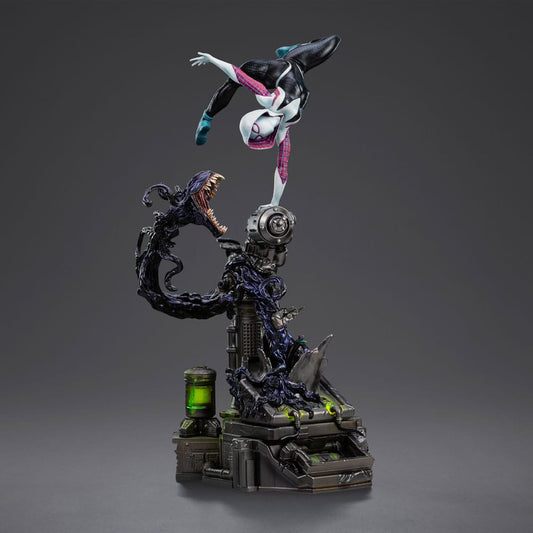Spider-Man vs Villains Art Scale Statue 1/10 Ghost Spider Diorama 34 cm