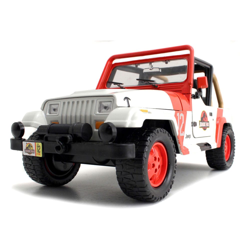Jurassic World Diecast Modell 1/24 1992 Jeep Wrangler