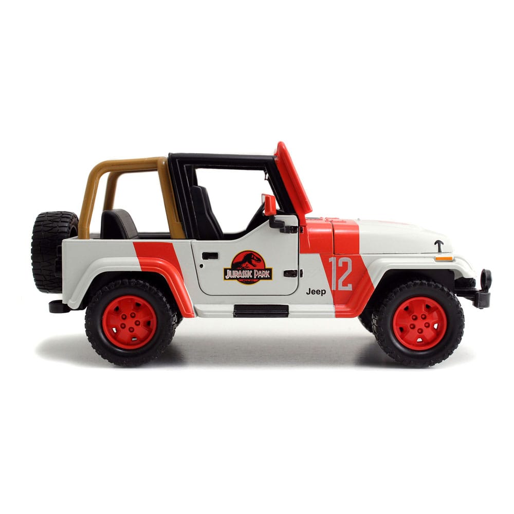 Jurassic World Diecast Modell 1/24 1992 Jeep Wrangler