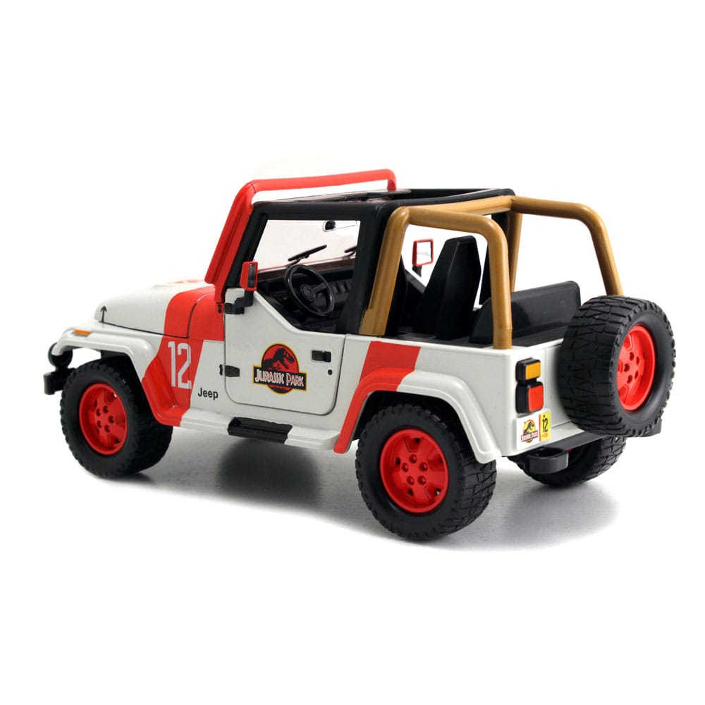 Jurassic World Diecast Modell 1/24 1992 Jeep Wrangler