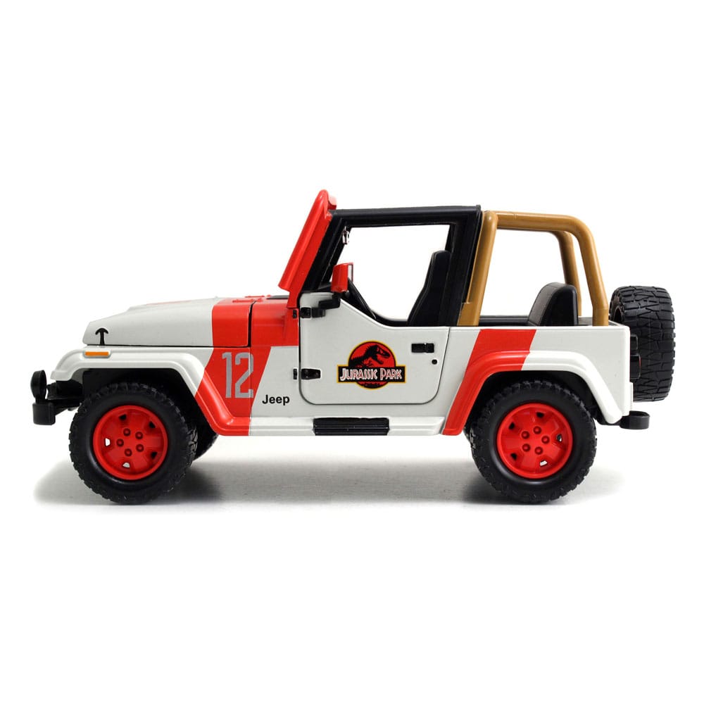 Jurassic World Diecast Modell 1/24 1992 Jeep Wrangler