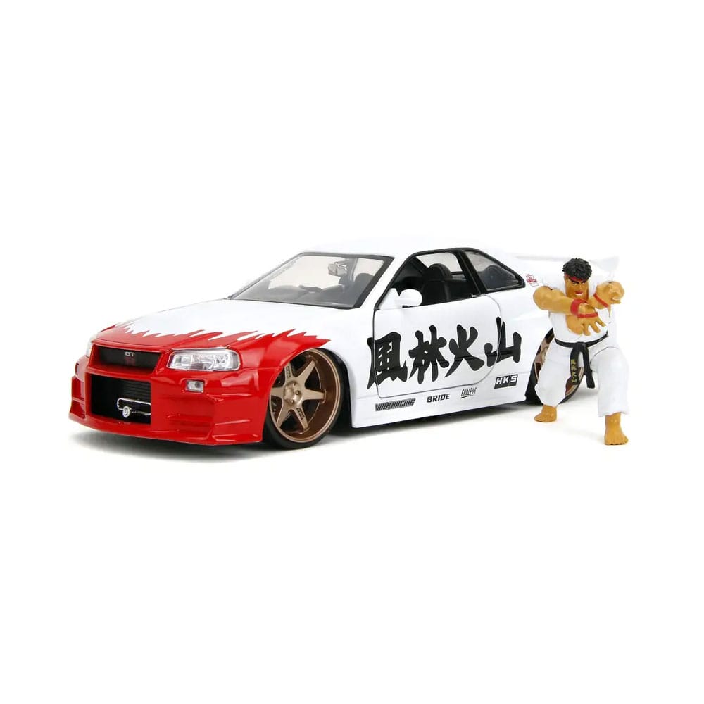 Street Fighter Diecast Modell 1/24 Nissan Skyline GTR