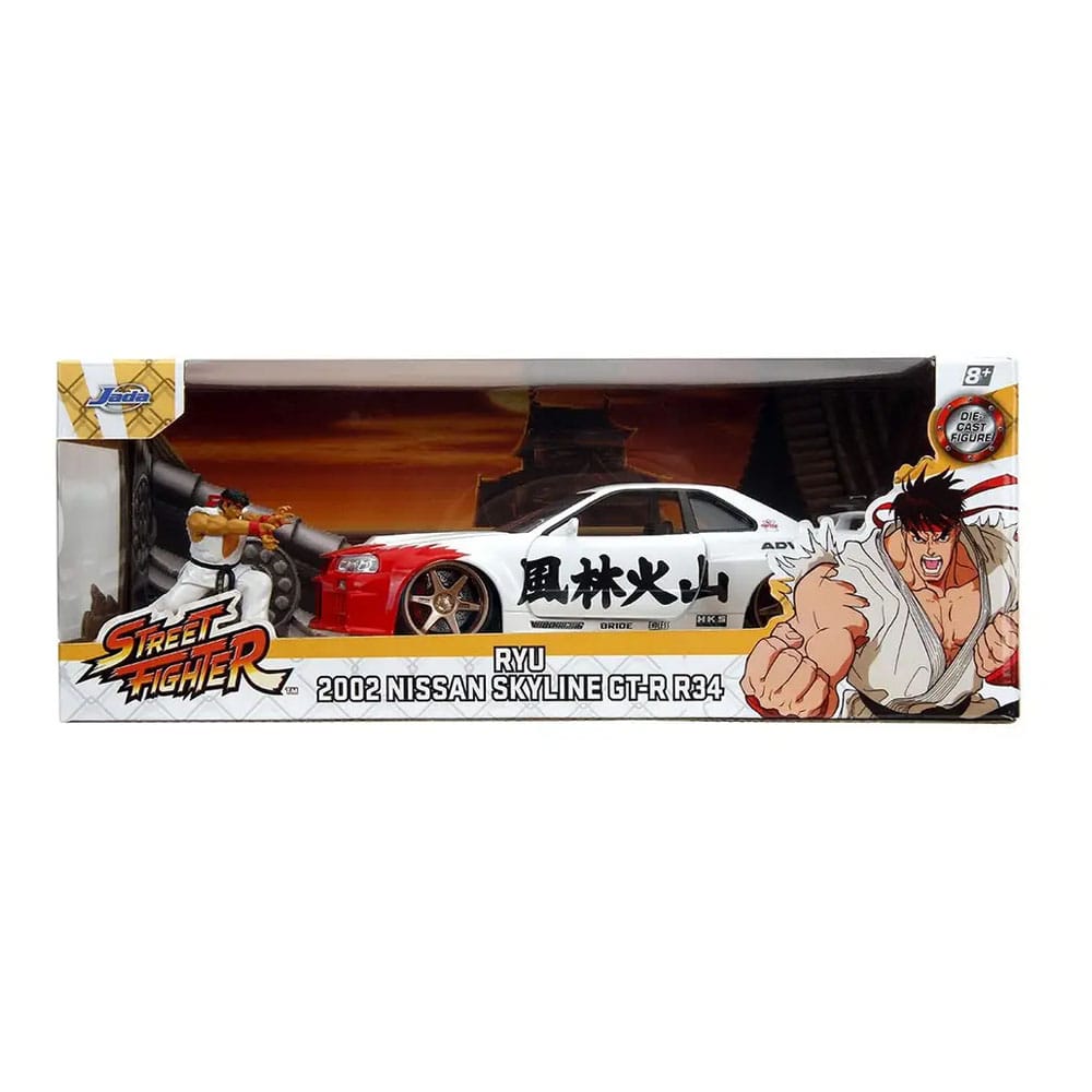 Street Fighter Diecast Modell 1/24 Nissan Skyline GTR