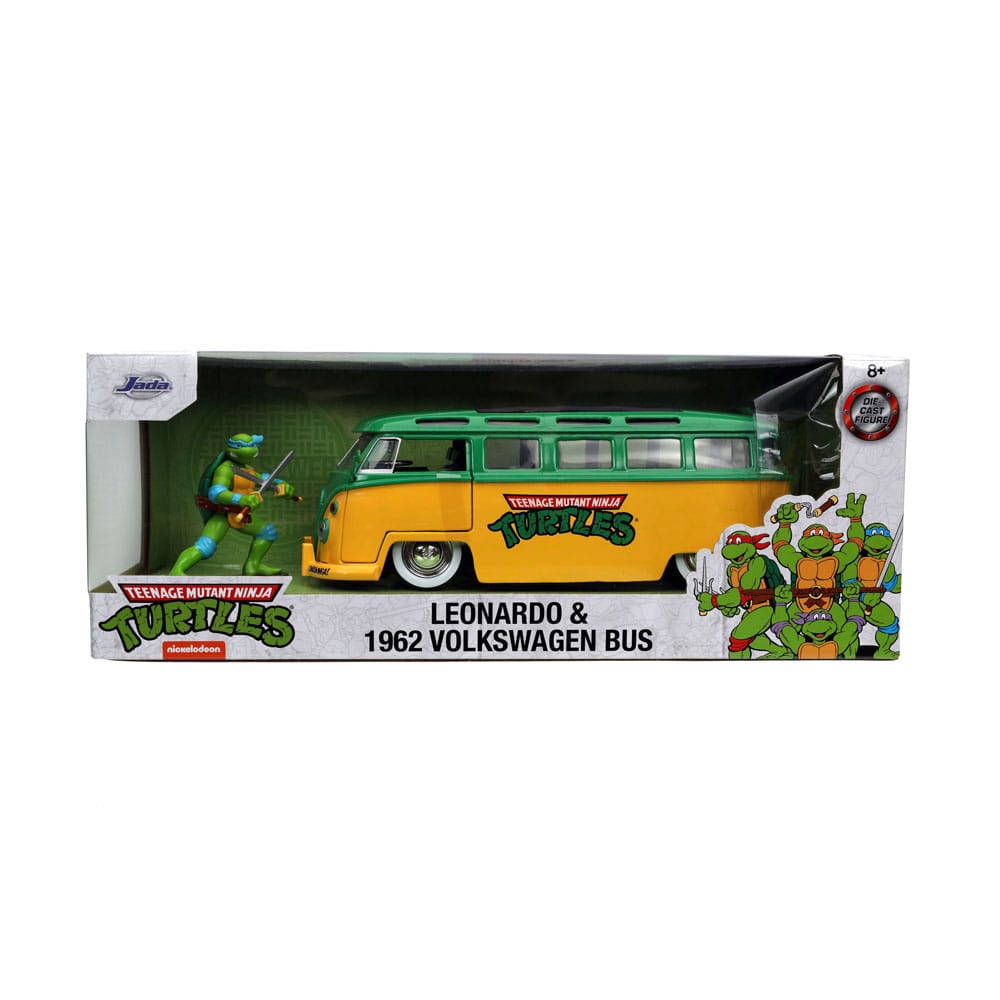 Teenage Mutant Ninja Turtles Diecast Modell 1/24 1962 VW Bus Leonardo