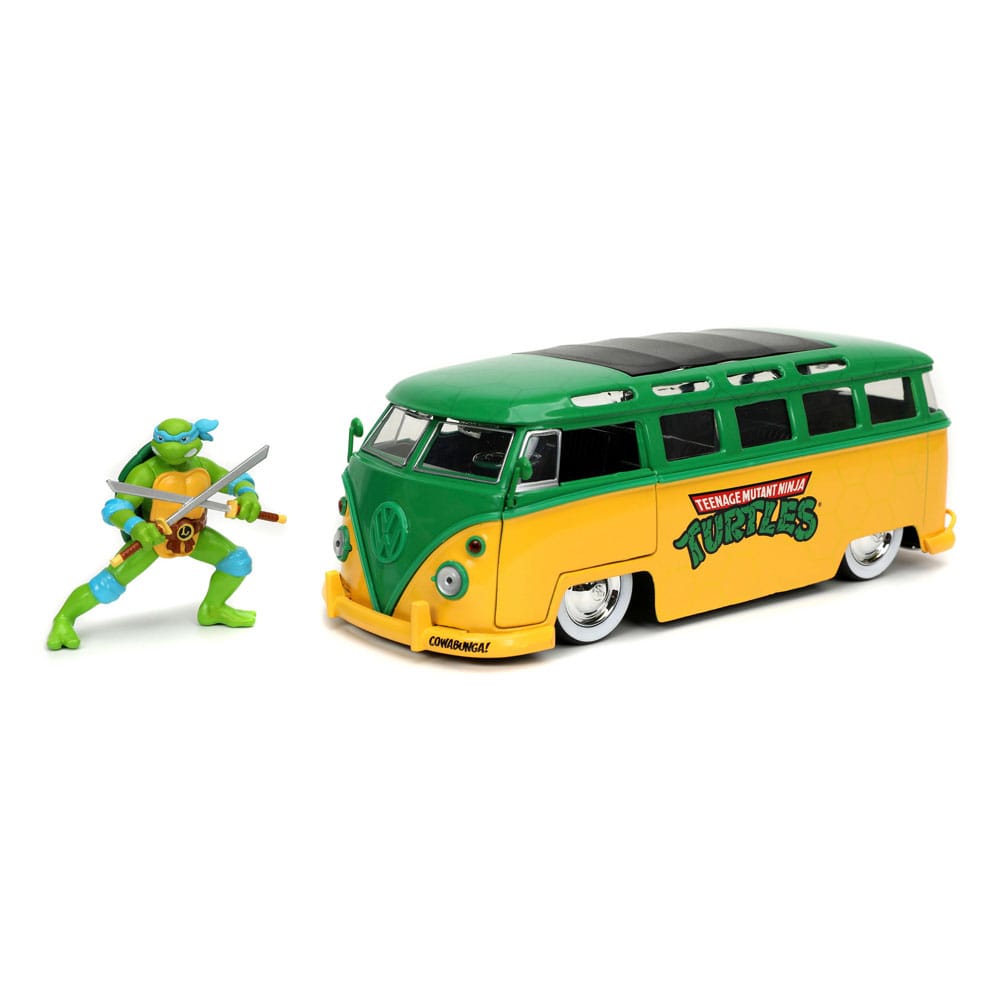 Teenage Mutant Ninja Turtles Diecast Modell 1/24 1962 VW Bus Leonardo