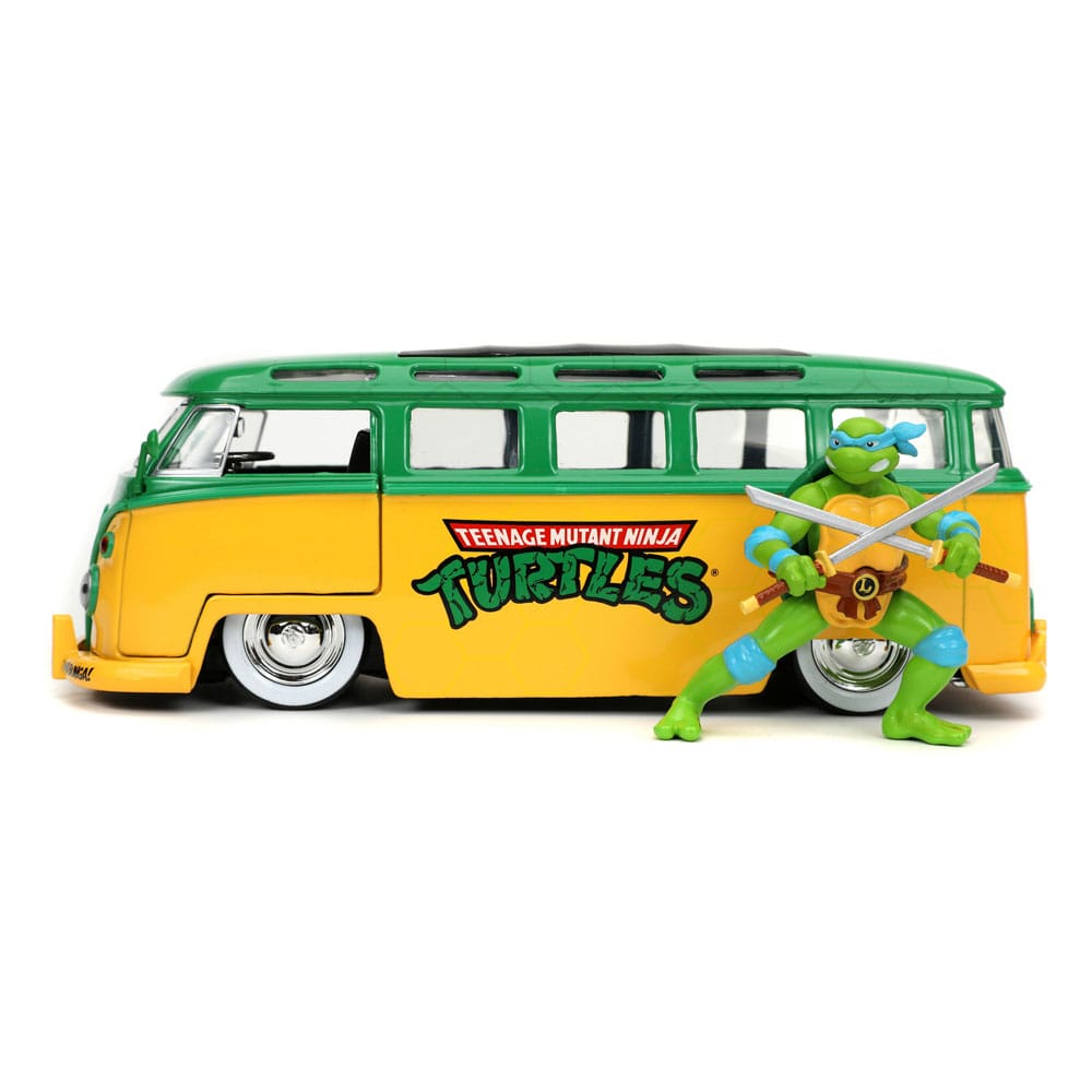 Teenage Mutant Ninja Turtles Diecast Modell 1/24 1962 VW Bus Leonardo