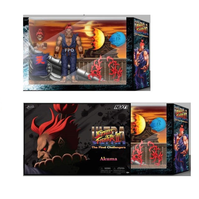 Ultra Street Fighter II: The Final Challengers Actionfigur 1/12 Akuma 15 cm
