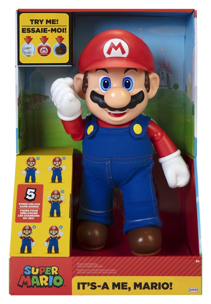 Super Mario Sprechende Actionfigur It's-A Me! Mario 36 cm