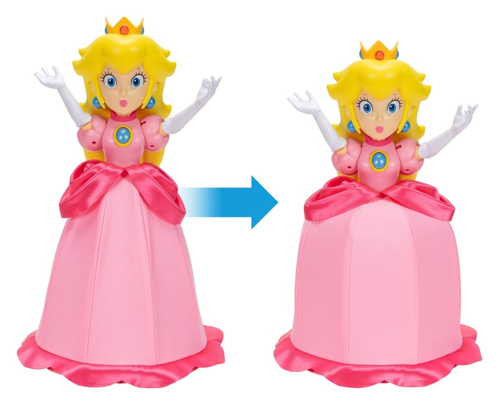 Super Mario Sprechende Actionfigur Yours Truly Princess Peach 36 cm