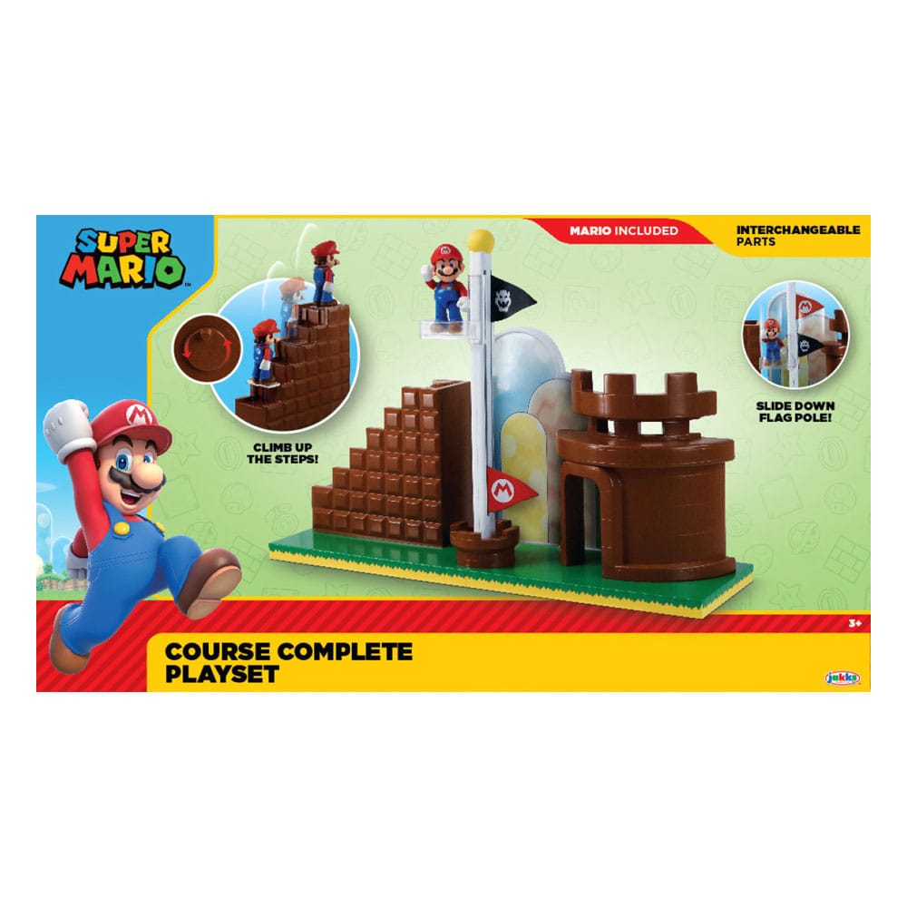 World of Nintendo Super Mario Minifiguren Spielset End Level
